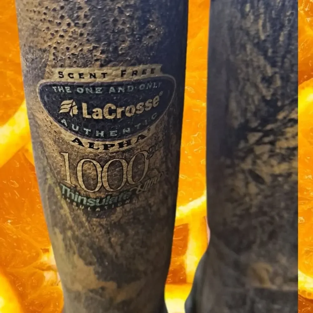 LaCrosse‎ Scent Free Thinsulate Camo Rubber Knee High Boots Size 10